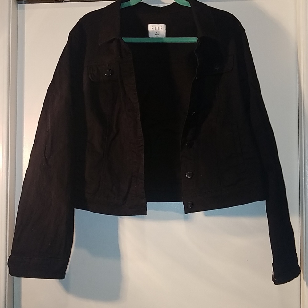 ELLE black Jean jacket - brand new